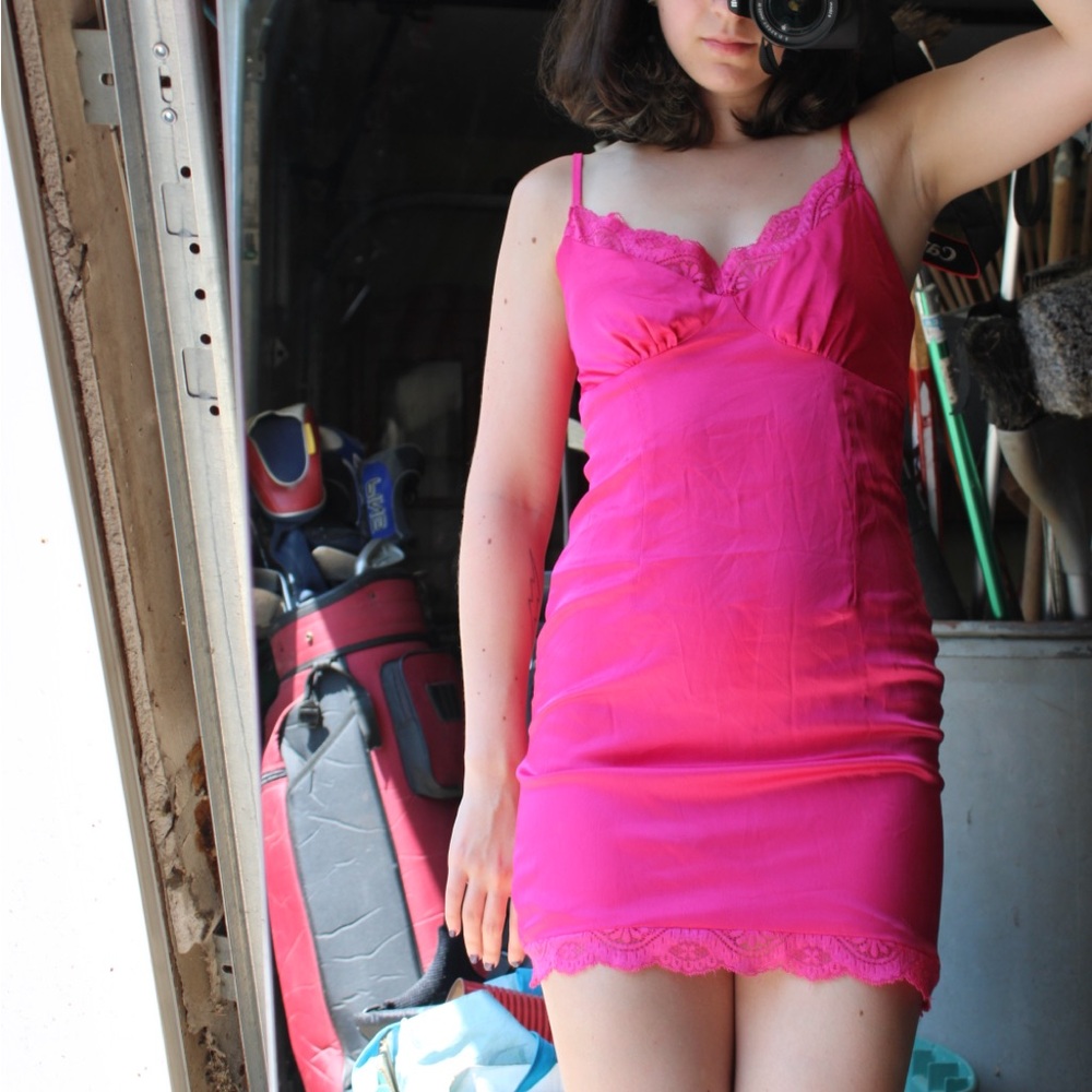 Princess Polly Pink Satin Mini Dress
